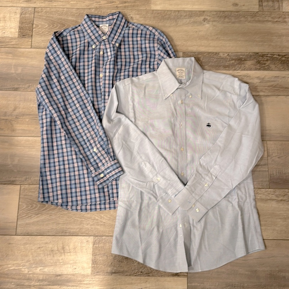2 Brooks Brothers // Regent Fit Dress Shirts